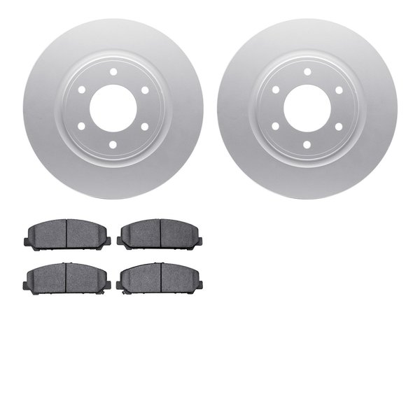 Dynamic Friction Co 4502-67137, Geospec Rotors with 5000 Advanced Brake Pads, Silver 4502-67137